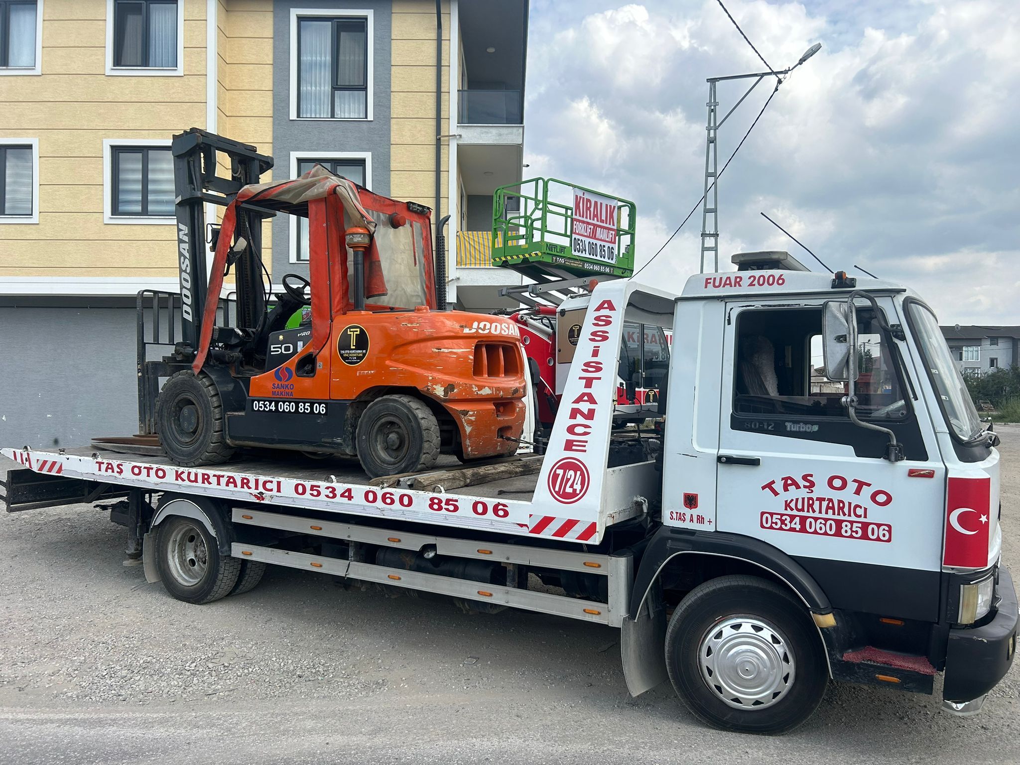 Forklift ve manlift hizmeti